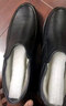 回力厨师鞋男鞋软底防水防油耐磨厨房上班专用休闲商务皮鞋工作鞋子男 黑色一脚蹬【防水防滑防油款】 41 实拍图