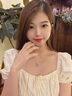 ZDZSH女款爱心银项链足银新款项链小众轻奢款情人节生日节日礼物送女友 999足银爱心项链 实拍图