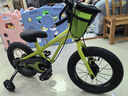 优贝（RoyalBaby）儿童自行车镁合金男女单车 月亮系列3-5岁 宇航员14寸 柠檬绿 实拍图