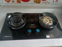惠普好太太燃气灶天然气煤气灶双灶家用液化气灶具嵌入式台式煤气炉灶台 旗舰款 钢化玻璃 5.2kw鸳鸯猛火 智能双边定时 罐装液化气 实拍图