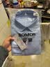 罗蒙（ROMON）衬衫男士秋季长款免烫长袖商务职业正装行政衬衣爸爸装CS01蓝43 实拍图