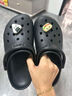 卡骆驰（CROCS）檀健次同款经典洞洞鞋轻便百搭女沙滩鞋包头拖鞋男鞋|10001 深蓝-410(含智必星) 44 (280mm) 实拍图