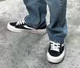 VISION STREET WEAR Odd Astley Pro经典休闲低帮运动休闲鞋帆布鞋板鞋男女多色平底 黑色 44 实拍图