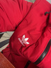 冬季三叶草新款羽绒服男短款双面穿连帽白鸭绒加厚青少年保暖外套 红色 5XL （185-205斤） 实拍图