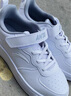 安踏儿童运动鞋男女小童春秋革面休闲学生时尚小白鞋低帮板鞋 【男女同款】白/雾灰9988-4 29 鞋内长18cm 实拍图