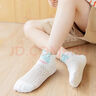 棉可茵儿童袜子春秋夏季薄款婴儿中大童网眼短袜袜子男女童宝宝船袜 网眼小熊童袜-随机 5双 均码 M码建议脚长13-15厘米 实拍图