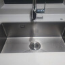 九牧（JOMOO）不锈钢手工水槽大单槽厨房洗菜盆单槽洗碗池70*45（含龙头）02264 晒单实拍图