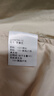 对白宽松轻薄衬衫式羽绒服女冬季新款时尚通勤休闲白鸭绒保暖外套 芥黄色 S 实拍图