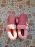 回力包跟棉拖鞋女秋冬季灯芯绒保暖室内防滑居家棉鞋加绒加厚毛拖鞋 橘红色 【偏小一码】 38-39 实拍图