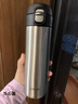 虎牌（TIGER）保温保冷杯学生弹盖不锈钢水杯子MMJ-A48C-XCX不锈钢色480ml 实拍图