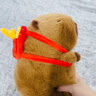 贝尚星 卡皮巴拉玩偶毛绒玩具生日礼物女生公仔布娃娃男背包薯条23cm 实拍图