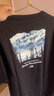 北面（The North Face）【经典款】短袖T恤男宽松棉质半袖户外休闲舒适透气春夏上新款 黑色 3XL /190 实拍图