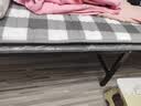 无印良品A类母婴学生宿舍床垫遮盖物80x190cm单人褥子0.8米床上下铺 灰格 实拍图