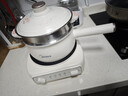 美的（Midea）电煮锅 电蒸锅 电炒锅 电热锅 2.6L分体式 小型1-2人学生宿舍多功能锅 泡面锅 XZC2061 配蒸笼 实拍图