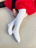 艾舞戈儿童舞蹈袜女童秋冬加绒连裤袜舞蹈练功专用袜子宝宝打底袜 【900D】白色-加绒 M码 (身高110-125cm) 实拍图