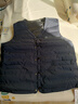 雅鹿羽绒马甲男秋冬爸爸V领内穿马夹坎肩男士中老年老人90鸭绒背心 0670藏青 4XL （推荐175-190斤） 实拍图