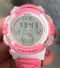 正港（ZGO）电子手表女学生女孩防水夜光运动手表女童生日礼物 305粉红 实拍图