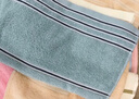 洁丽雅（grace） 4条装 毛巾纯棉洗脸巾四季成人男女吸水不掉毛面巾节日送礼毛巾 素色线条（随机色） 4条 80g 吸水纯棉 实拍图