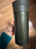 膳魔师（THERMOS）保温杯400ml男女陶瓷内胆泡茶咖啡水杯子学生生日礼物TCMV松竹 实拍图