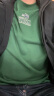 LACOSTE法国鳄鱼男女同款纯色休闲圆领套头长袖卫衣|SH1156 132/鳄鱼绿 XL/185 晒单实拍图