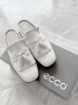 爱步（ECCO）穆勒鞋女 2024年夏季新款优雅方头流苏包头半拖凉鞋 安妮208533 亮白色20853301002（牛皮） 36 晒单实拍图