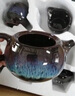 豪峰经典2025新款整套窑变功夫茶具套装家用陶瓷茶壶茶杯泡茶器父亲节礼物 C款  沙金茶具10头 精美礼盒 1件 实拍图