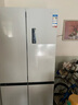 上菱510升十字对开门60cm超薄平嵌四开门冰箱一级变频风冷无霜底部散热全空间净味大容量家用电冰箱 BQE510PWFL（岩白） 实拍图
