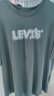 Levi's李维斯24夏季新款男士休闲LOGO印花短袖T恤宽松潮流百搭 绿色 16143-1344 L 晒单实拍图