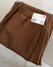 优衣库女装快干休闲廓形裤运动弯刀镰刀裤高腰速干新款479619 36 褐色 XL /165/76A 实拍图
