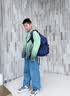 飒望德国轻便书包初中生男高中生小学生儿童女生大容量护脊减负高颜值 【护脊减负 当天速发】浅灰色-大号/送闪电熊挂件 【男女同款丨全面防水】 实拍图