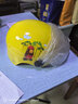 SMART4U儿童头盔3C认证 电动车电瓶车摩托车卡通安全帽 男女童轻便半盔KH1黄色四季通用 实拍图