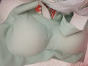 美·雅·挺无痕内衣女文胸薄杯胸罩无钢圈夏季薄款聚拢美背一体大胸显小 果绿【固定杯 随意机洗】 M 【建议100-120斤】 实拍图