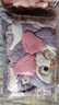 多妙屋儿童睡衣秋冬女童珊瑚绒套装法兰绒亲子家居服 99090紫色 160cm  实拍图