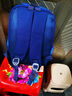 艾欣儿 儿童幼儿园小班书包女生男孩大中班可爱通动漫护脊小书包背包 老蓝配浅蓝大恐龙图 实拍图