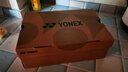 YONEX尤尼克斯羽毛球鞋yy入门级训练减震动力垫男女SHB101CR 白/金43码 实拍图