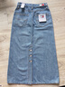 TOMMY JEANS【高腰长裙】春夏女装纯棉美式复古蓝色水洗开叉牛仔半身裙 牛仔蓝1AB S 26 实拍图