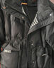 雅鹿羽绒服女中长款2025冬季新款时尚韩版连帽女士加厚保暖宽松外套 黑色 XL (170) 实拍图