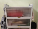 家惠优选收纳柜储物柜客厅防尘钢制多层置物柜书柜阳台柜 80*35*144 实拍图