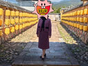 尚都比拉毛呢小香风套装女秋冬撞色圆领外套高腰裙子两件套 覆盆子酱 L  实拍图
