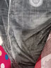 韩彩睡衣男女法兰绒秋冬加绒加厚情侣珊瑚绒男士家居服套装 深灰 XL 实拍图