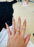 美杜 纯手工穿戴甲带收纳盒带钻宴会美甲贴片一次性延长甲油胶可拆卸 比翼双飞10片s 1件 实拍图
