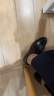 宜驰（EGCHI）皮鞋男士商务休闲正装英伦耐磨舒适通勤鞋子男 1618 黑色 42 晒单实拍图