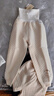 拉比儿童护肚裤男女童宝宝棉保暖24秋冬秋裤长裤2条装 卡其90 实拍图