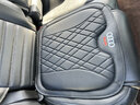 拓比应奥迪头枕腰靠坐垫A3/A4L/5/A6L/Q2L/Q3/Q5/7/8四季通用座垫透气 奥迪坐垫【尊贵黑】1个 实拍图