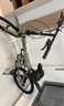 永久折叠自行车成人男女式超轻便携小型变速男学生成年大人单车脚踏车 牛油果绿 7速 辐条轮 22寸【建议身高160-180cm】 实拍图