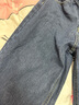 真维斯（JEANSWEST）牛仔裤女秋季宽松阔腿裤子女潮流韩版小个子直筒裤简约浅蓝S 实拍图