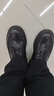 百丽潮搭厚底休闲皮鞋男鞋冬季舒适真皮商务运动鞋A1685DM4【预售】 黑色-单里 41 (255mm) 实拍图