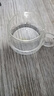 茶皇子（CHAHUANGZI）玻璃茶杯耐热带把透明小号水杯家用办公室泡茶杯功夫品茗小茶杯 品茗杯+杯架套装（透明色） 150ml 实拍图