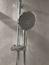科勒（KOHLER）淋浴花洒套装三出水淋浴柱方型顶喷多功能手持莲蓬头升降淋浴器 升级版圆形大顶喷75517T-ZZ-CP 实拍图