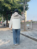 波司登（BOSIDENG）谷爱凌同款冲锋衣鹅绒羽绒服男女同款90绒三合一登山外套 优雅米 海贝米716C S 160/84A 实拍图